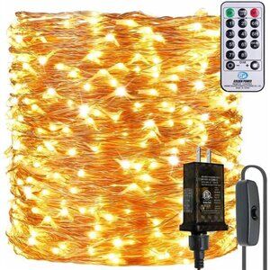 165Ft Ultra Long 500 LEDs String Lights Plug in, with Switch/Timer, Waterproof